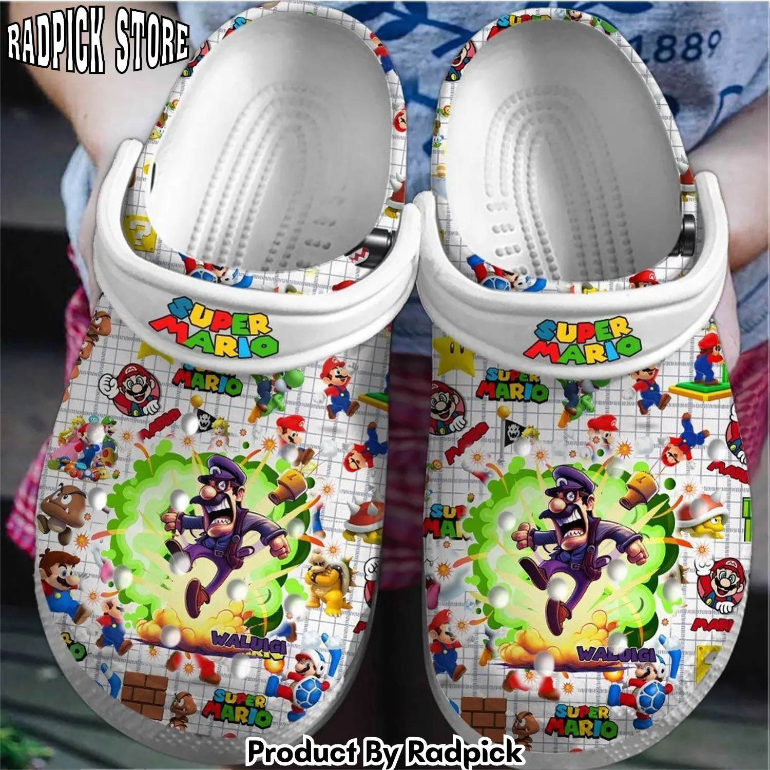 Radpick super mario game movie clogs shoes comfortable for men women is5 rp6521063